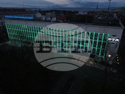 Българска телеграфна агенция - Цветница - фасада - осветяване