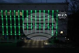 Българска телеграфна агенция - Цветница - фасада - осветяване