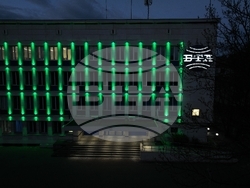 Българска телеграфна агенция - Цветница - фасада - осветяване