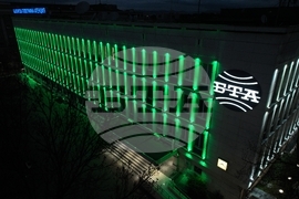 Българска телеграфна агенция - Цветница - фасада - осветяване