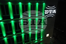 Българска телеграфна агенция - Цветница - фасада - осветяване