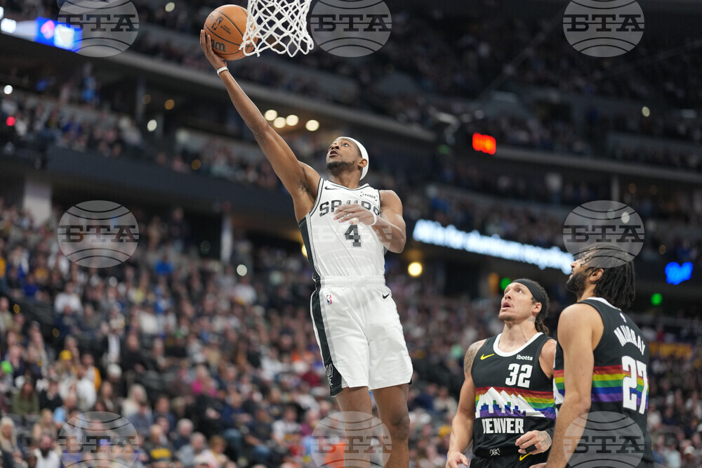 Spurs Nuggets Basketball