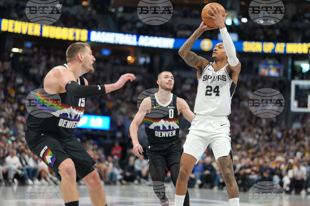 Spurs Nuggets Basketball