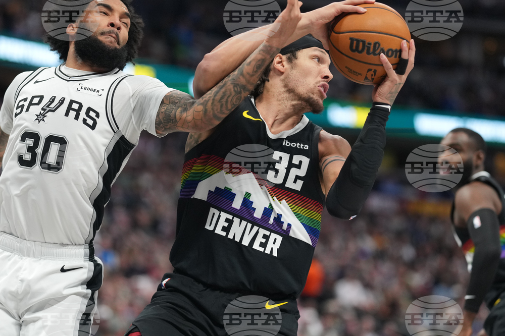 Spurs Nuggets Basketball