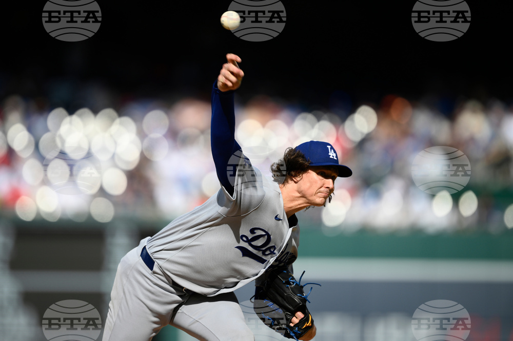 Dodgers Nationals Baseball