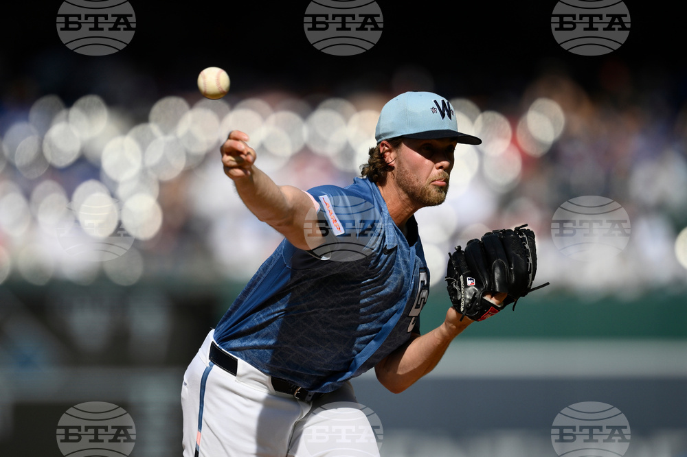 Dodgers Nationals Baseball