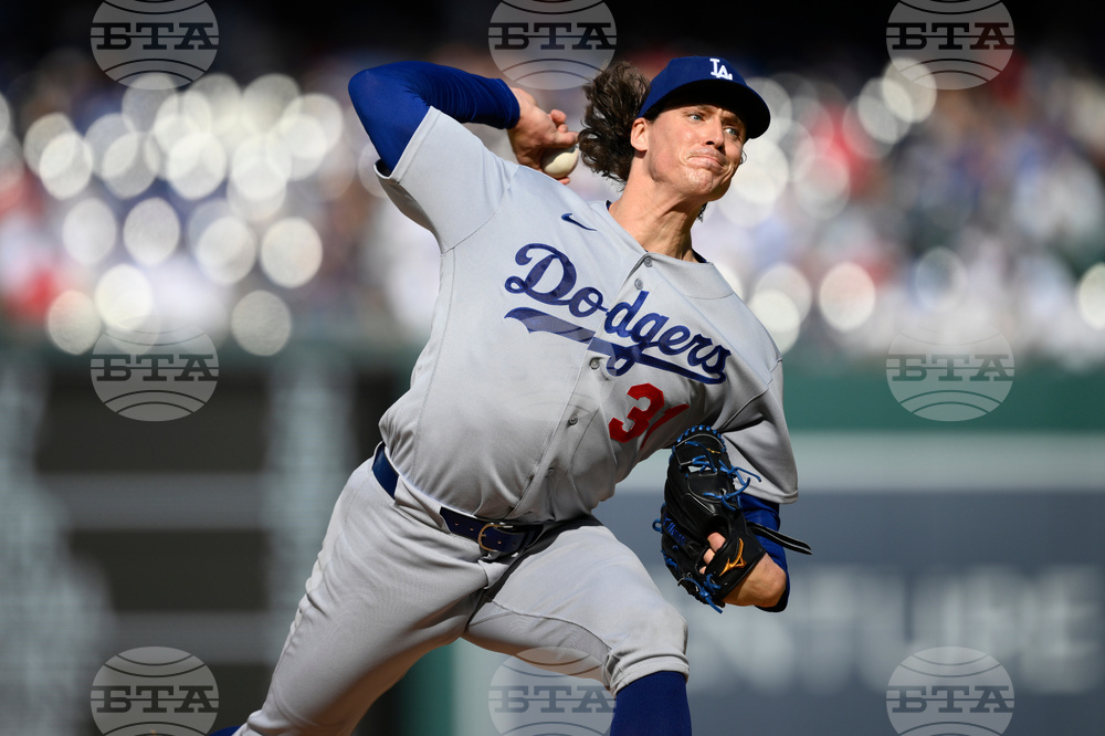 Dodgers Nationals Baseball