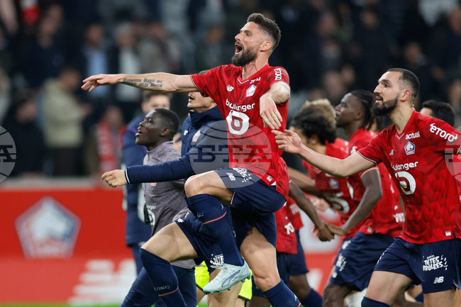 Лил победи Тулуза и се изкачи на трето място в класирането на Лига 1