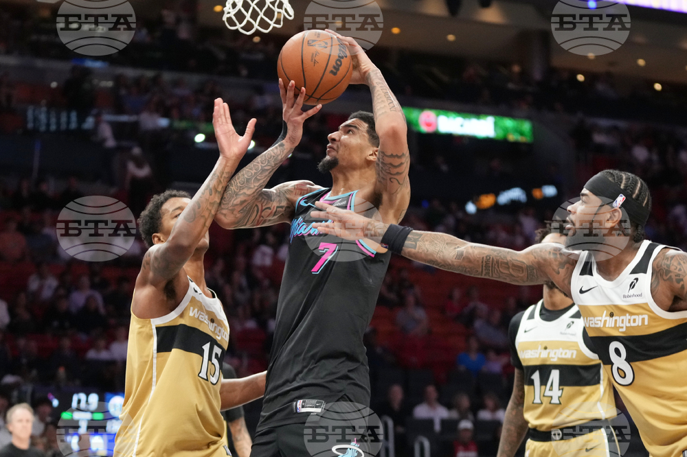 Wizards Heat Basketball