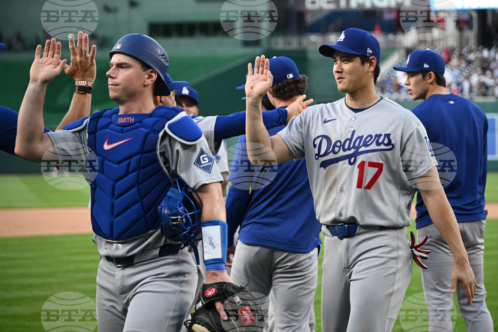 Dodgers Nationals Baseball