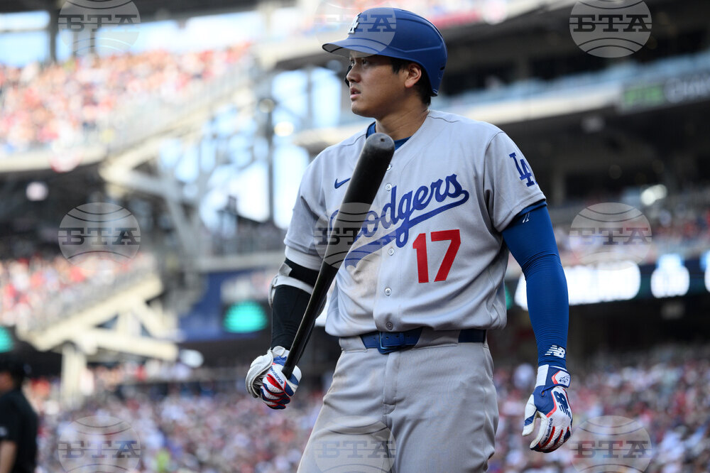 Dodgers Nationals Baseball
