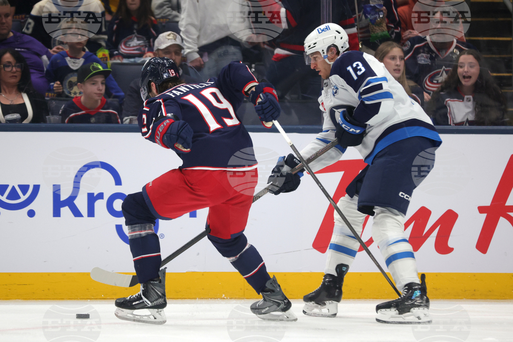 Jets Blue Jackets Hockey