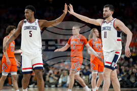 NCAA Illinois UConn Basketball