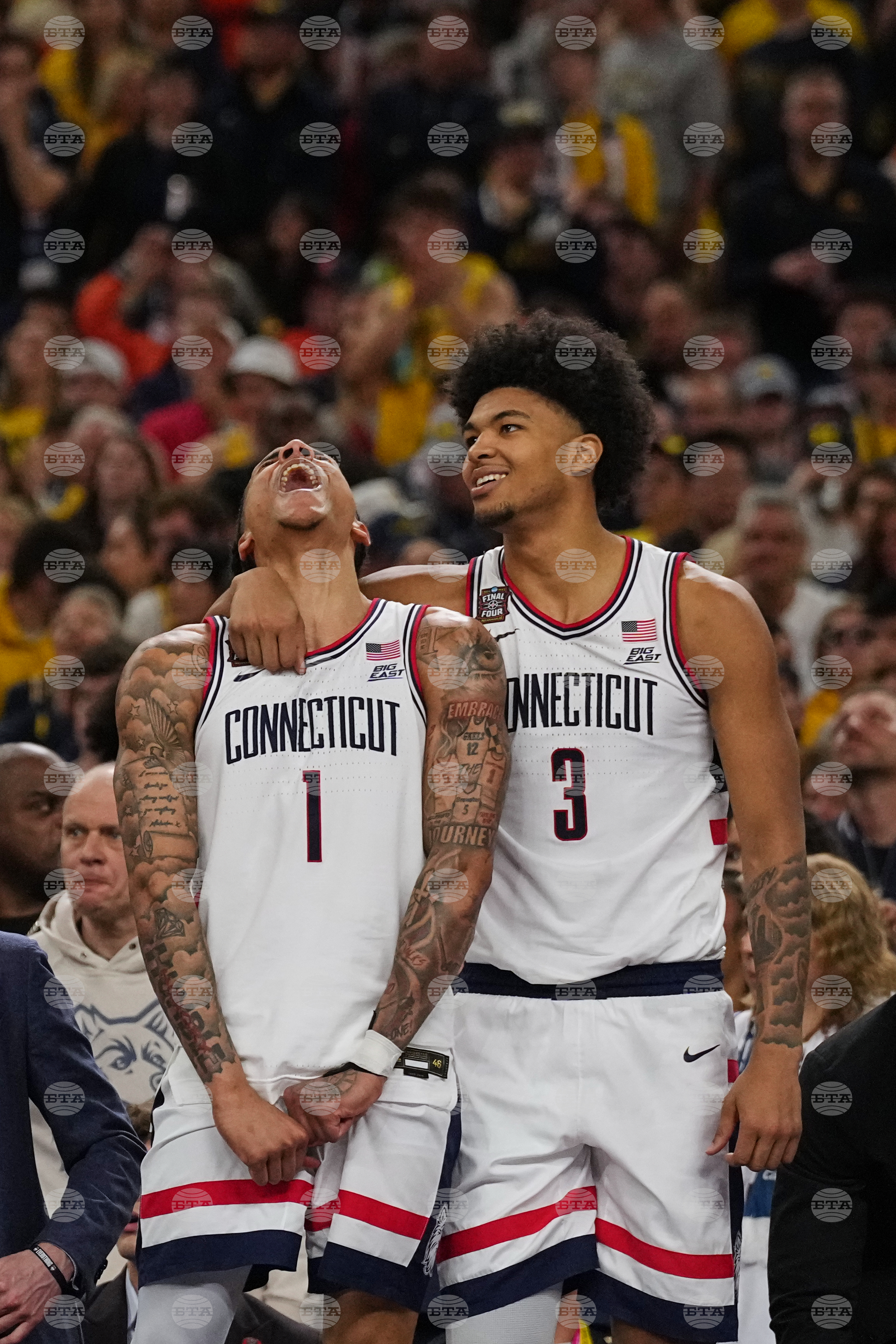 NCAA Illinois UConn Basketball