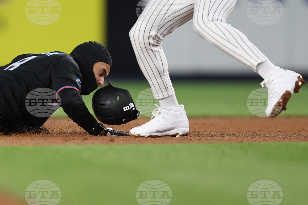 Marlins Yankees Baseball