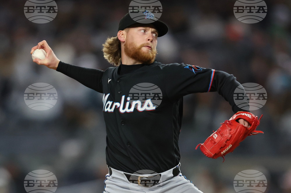 Marlins Yankees Baseball