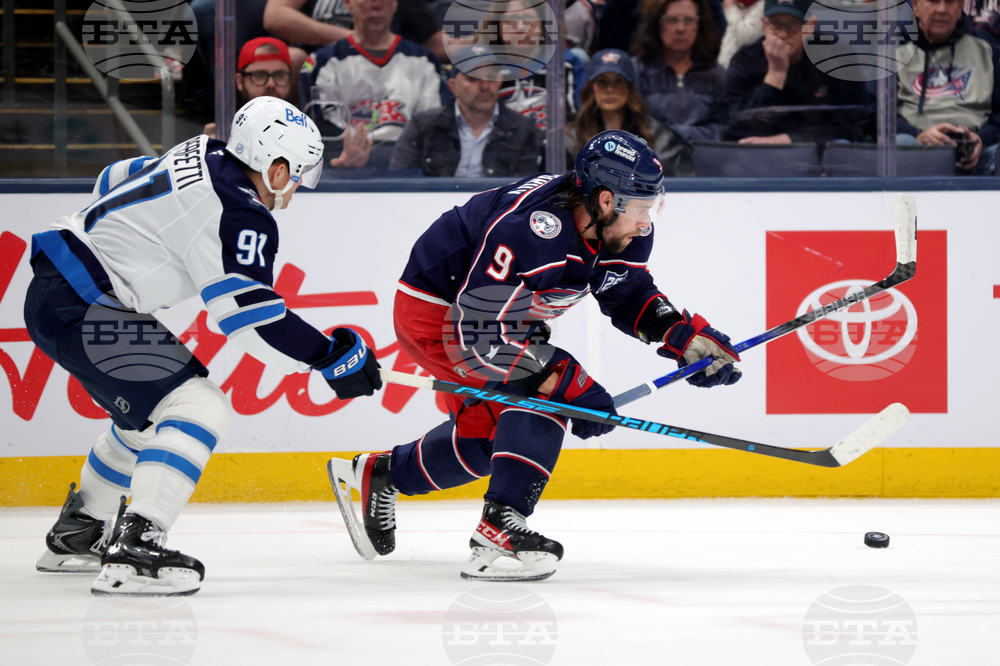 Jets Blue Jackets Hockey