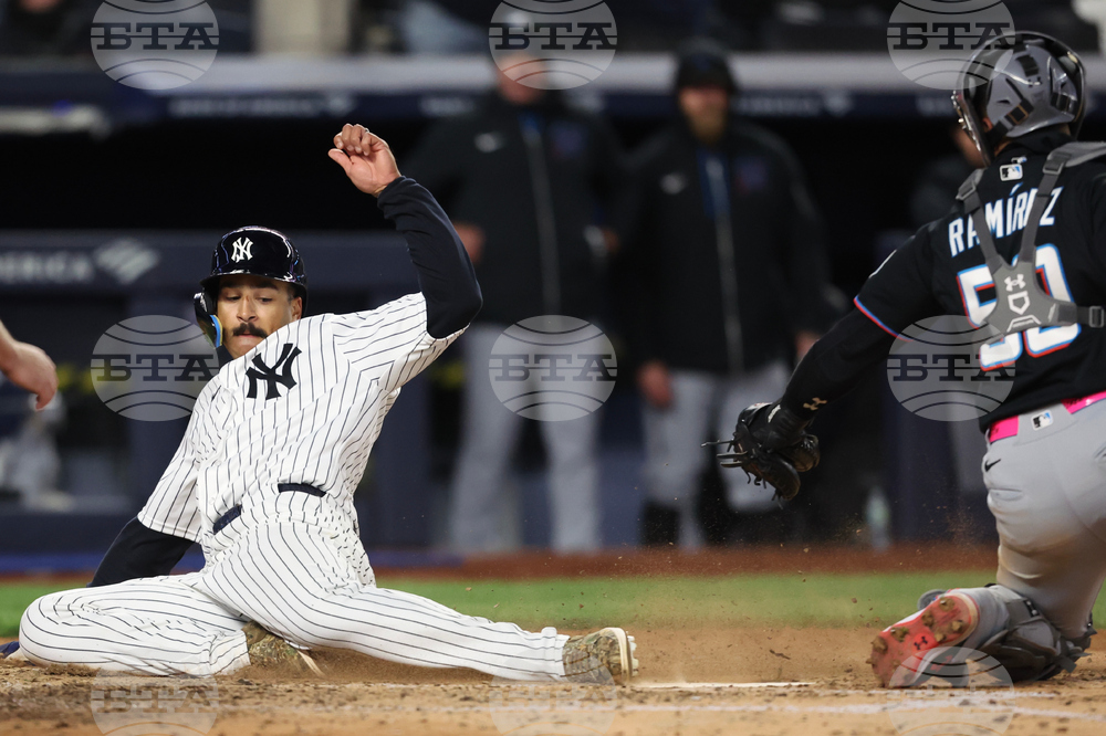 Marlins Yankees Baseball