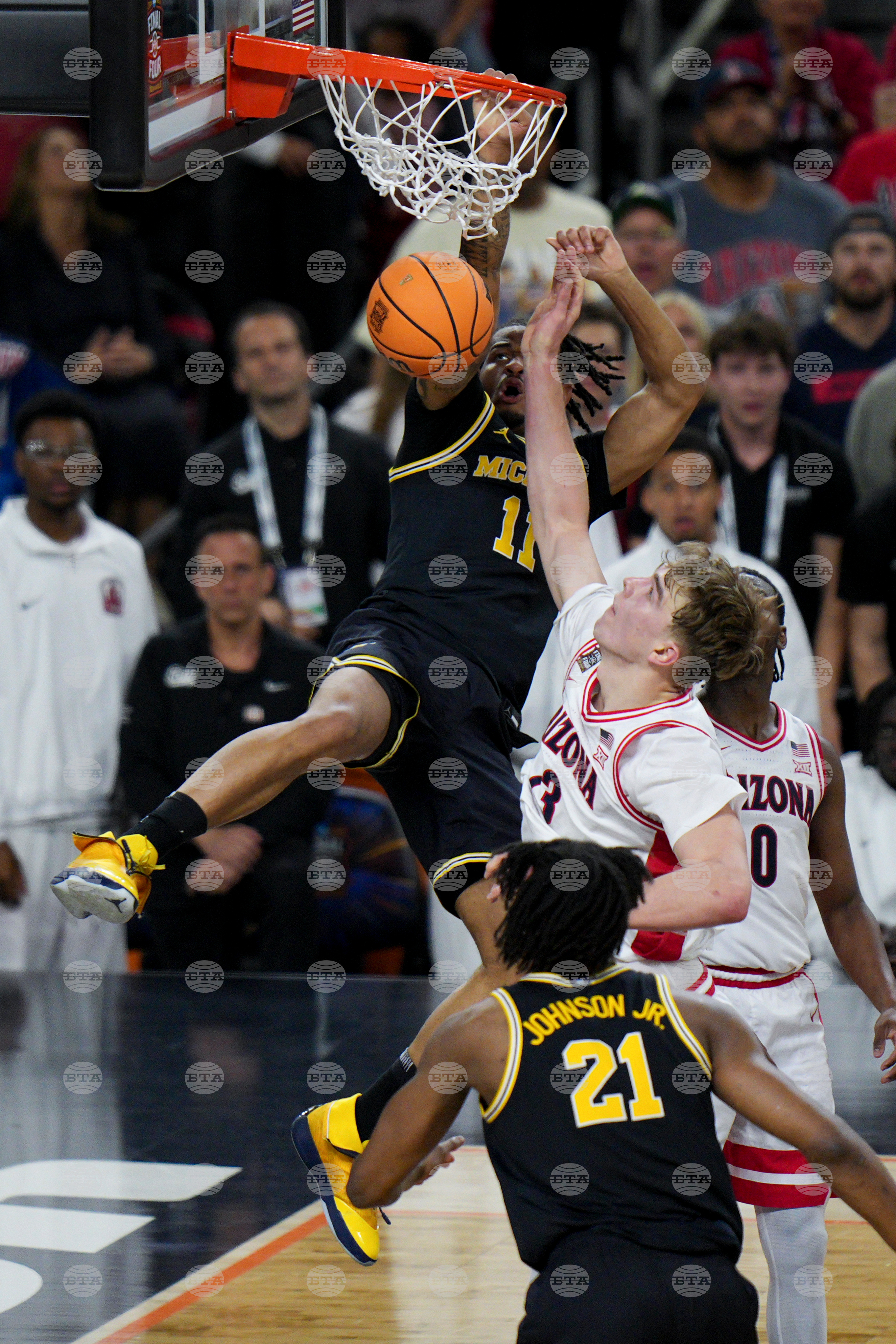 NCAA Michigan Arizona Basketball