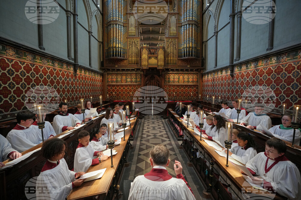 APTOPIX Britain Choral Campaign