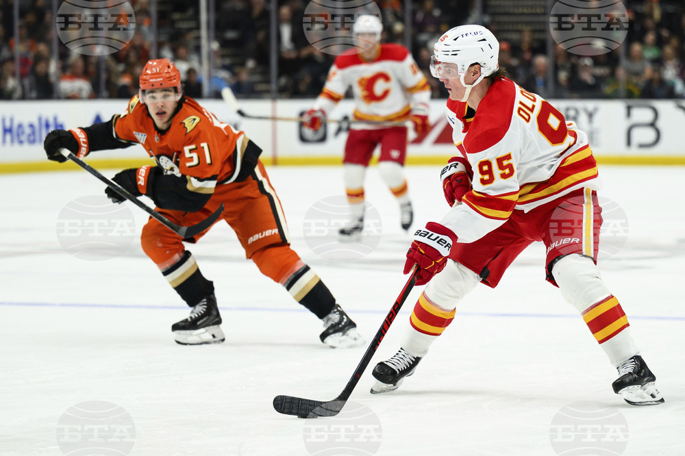 Flames Ducks Hockey