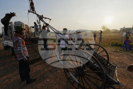 Cambodia Ox cart Racing