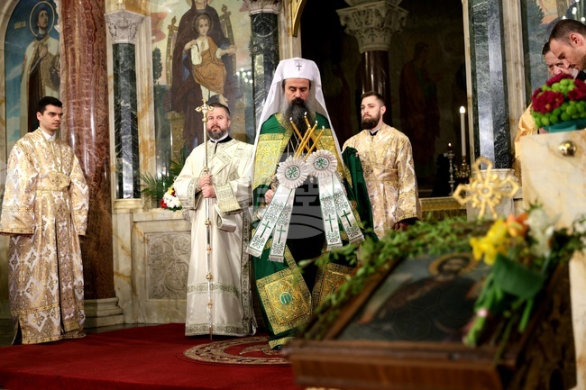Цветница - Патриарх Даниил - литургия