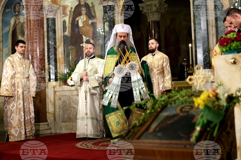 Цветница - Патриарх Даниил - литургия