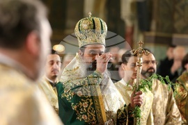 Цветница - Патриарх Даниил - литургия