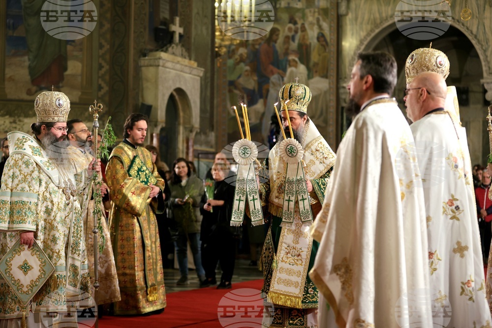 Цветница - Патриарх Даниил - литургия