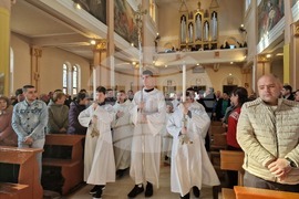 Раковски - храм "Пресвето сърце Исусово" - Великден - католици