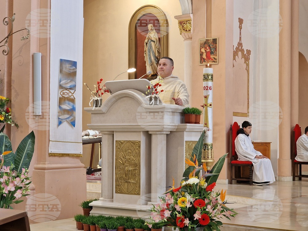 Раковски - храм "Пресвето сърце Исусово" - Великден - католици