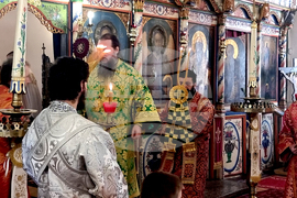 Кюстендил - Цветница - епископ Исаак - проповед