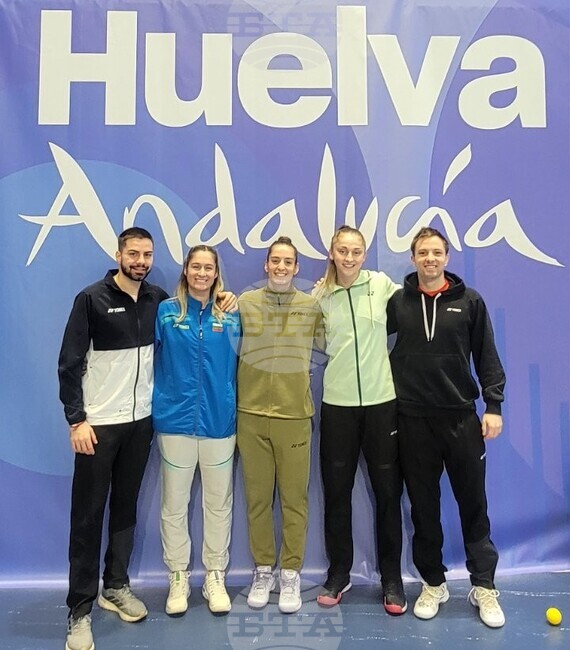 Част от българските състезатели направиха първа тренировка преди Европейското първенство по бадминтон в Уелва