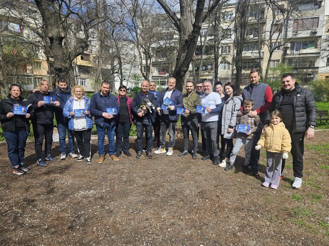 Структурата на ГЕРБ в пловдивския район „Южен“ реализира поредна инициатива към подобряване на градската среда