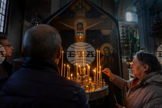 Lithuania Orthodox Palm Mass