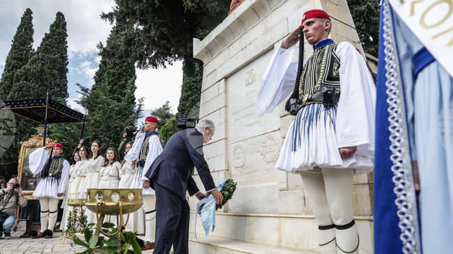 АНА-МПА: Гръцкият президент Тасулас: "Героичният изход от Месолонги" улавя духа на 1821 г.