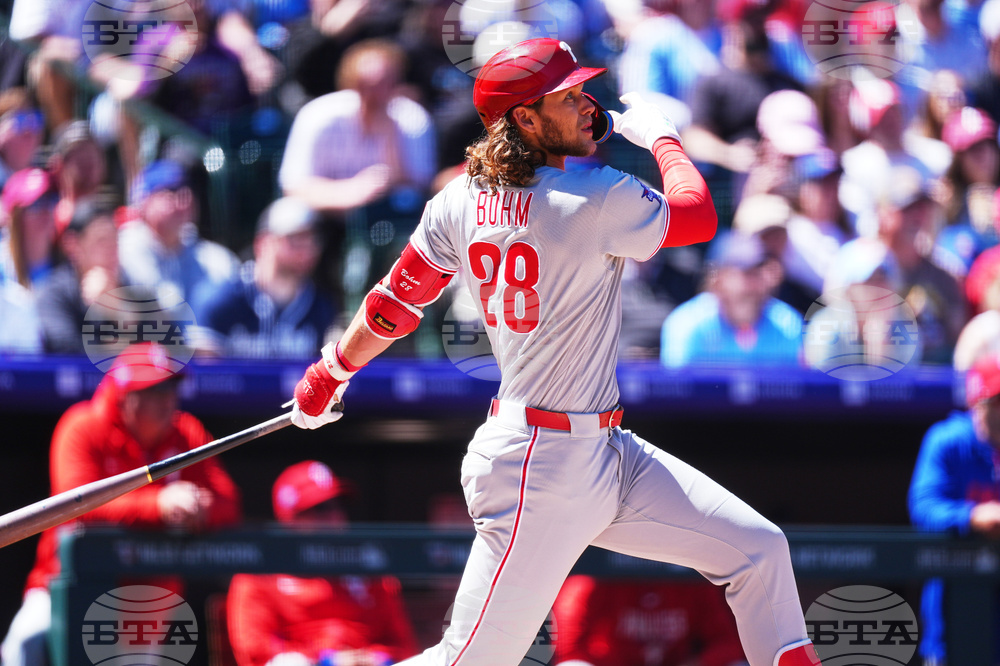 Phillies Rockies Baseball