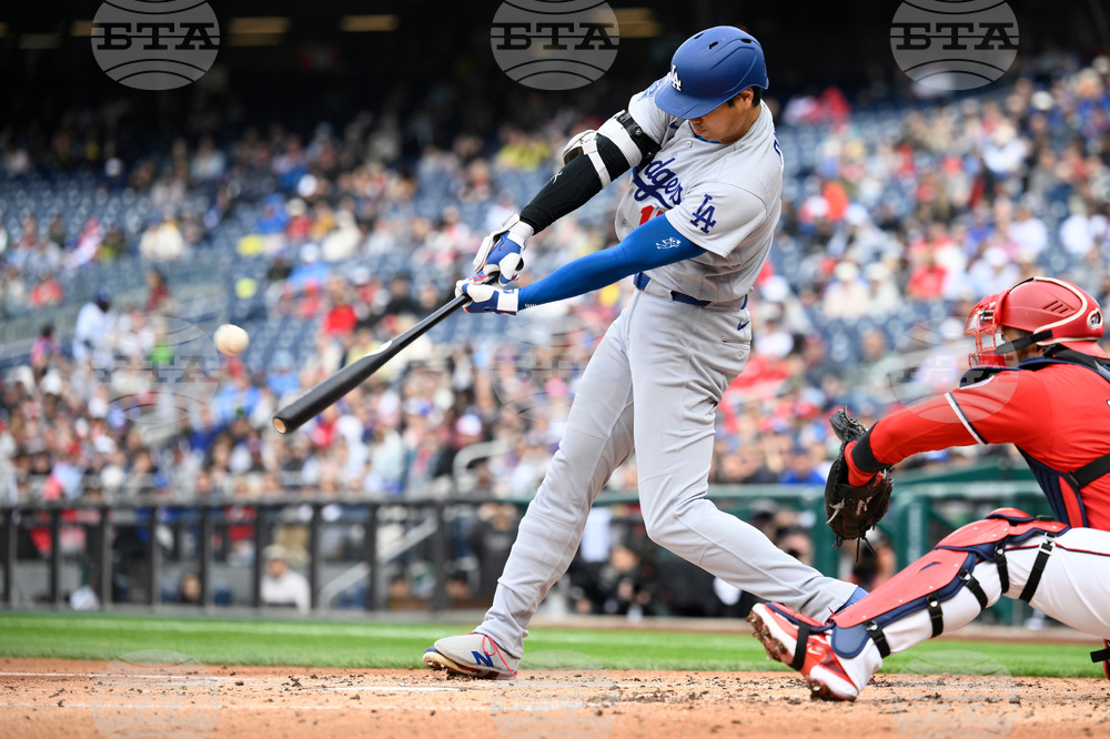 Dodgers Nationals Baseball