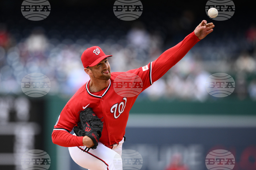 Dodgers Nationals Baseball