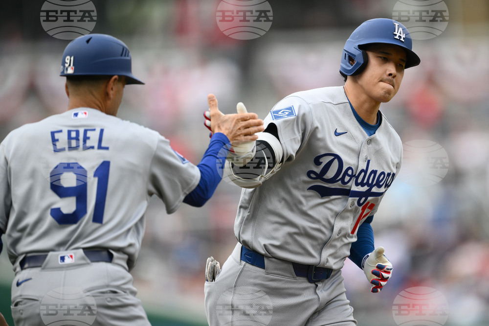 Dodgers Nationals Baseball