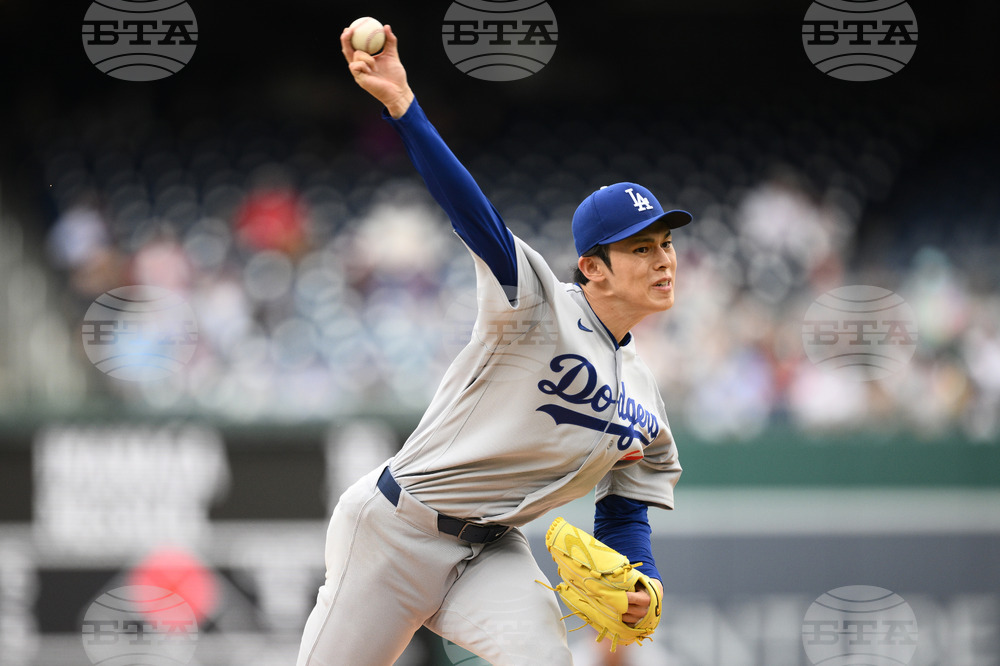 Dodgers Nationals Baseball