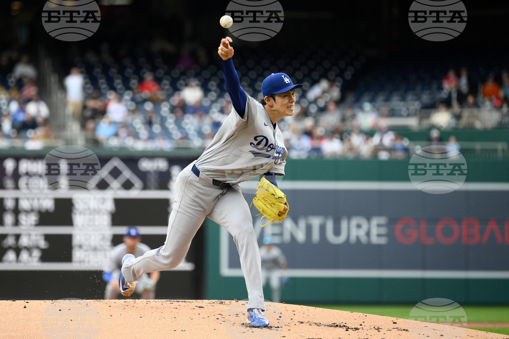 Dodgers Nationals Baseball