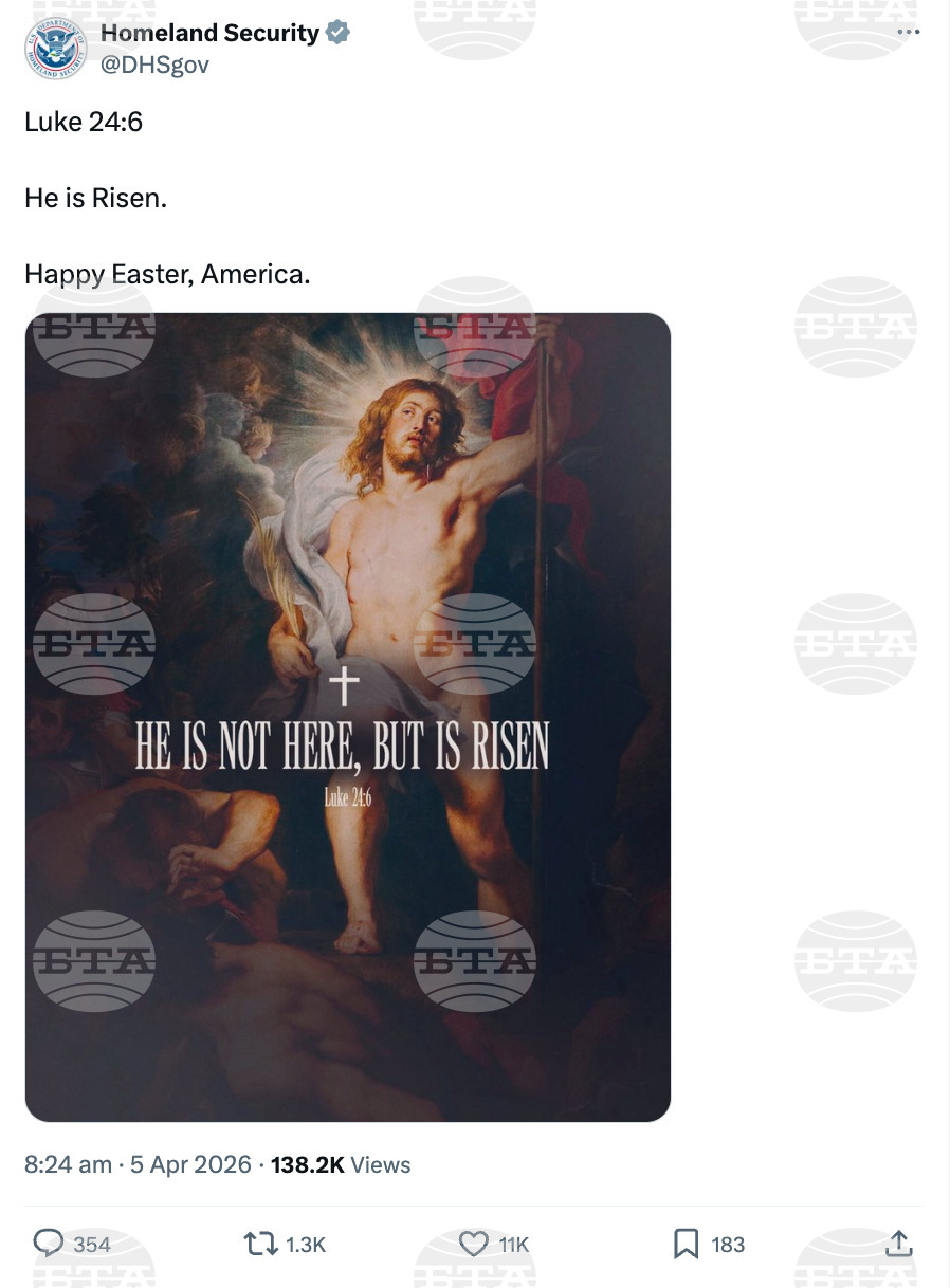 Trump Administration Easter Messages