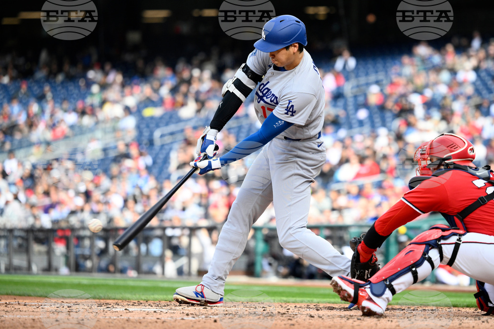 Dodgers Nationals Baseball