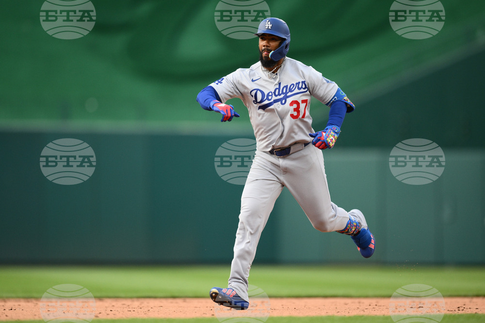 Dodgers Nationals Baseball