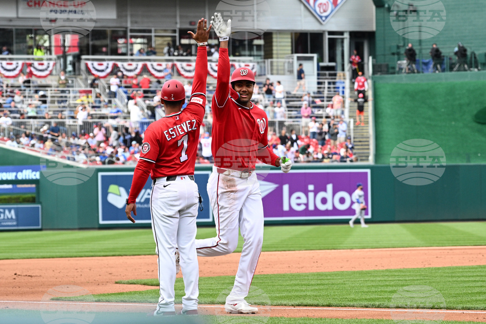Dodgers Nationals Baseball