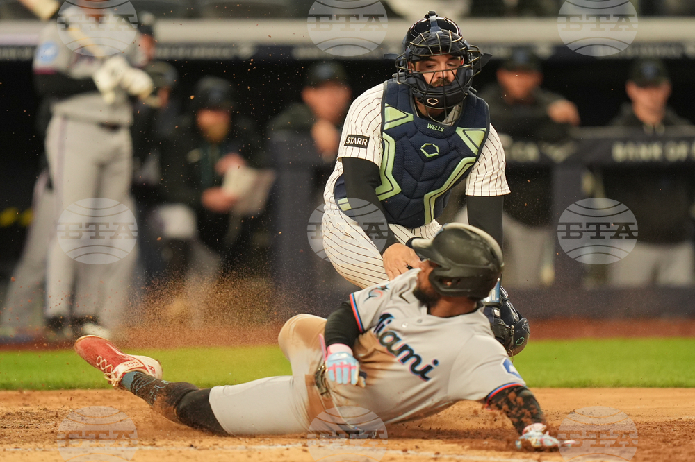 Marlins Yankees Baseball