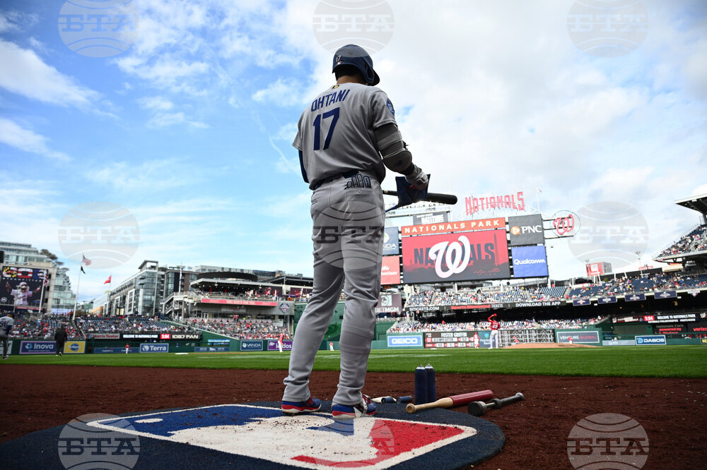 Dodgers Nationals Baseball