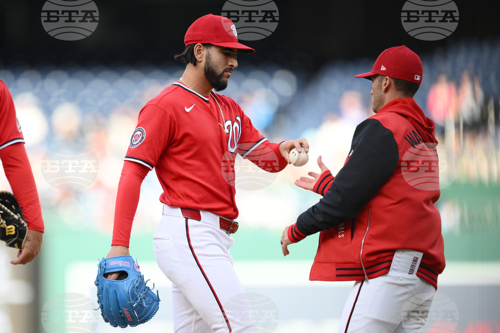 Dodgers Nationals Baseball
